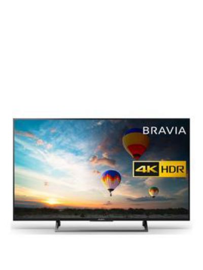 Sony Bravia Kd43Xe8004 43 Inch 4K Ultra Hd Certified Hdr, Smart Android Tv&Trade; With Youview And Freeview Hd - Black